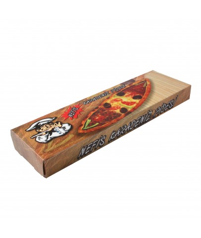 STANDART BASKILI KUTULAR - Geçmeli Standart Pide Kutusu-A (100'lü Paket)